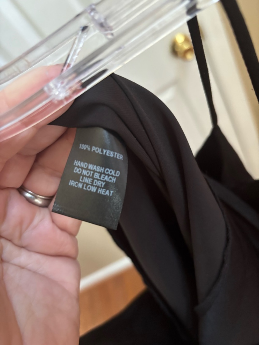Lulus Elisa Black Midi Satin Like Jumpsuit, Size L, NWT - Picture 7 of 7
